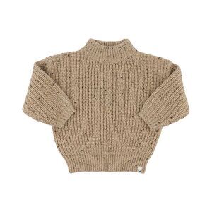 Oh Baby! Girls  Speckle Knit Grandpa Knitted Pullover